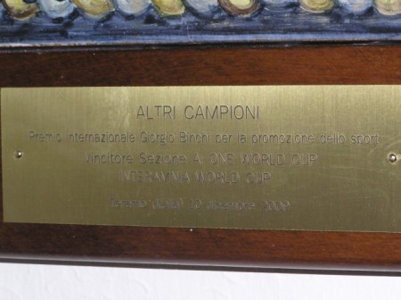 "The Others Champions", International Giorgio Binchi Award, cena pro Tango za nejlepší projekt svého druhu na světě!